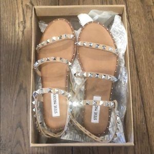 Steve Madden Travel Tan Sandals